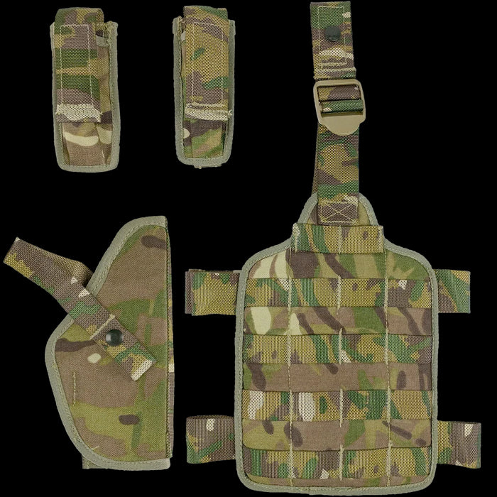 British Army MTP MOLLE Leg Holster Set - New - British Army Surplus - Load Accessories