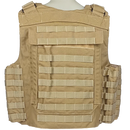 British Aegis Tan Carrier Vest - British Army Surplus - Combat Vests & Rigs