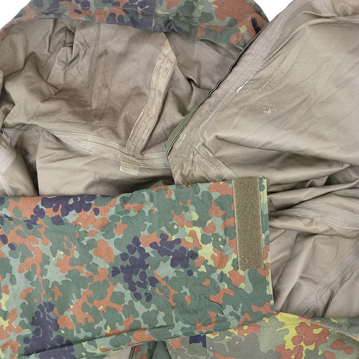German Flecktarn Rain Jacket - Grade 2 - German Army Surplus - Rain Jackets
