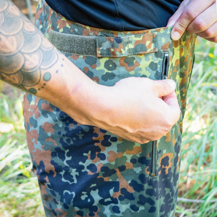 German Army Flecktarn Rain Trousers - German Army Surplus - Rain Trousers