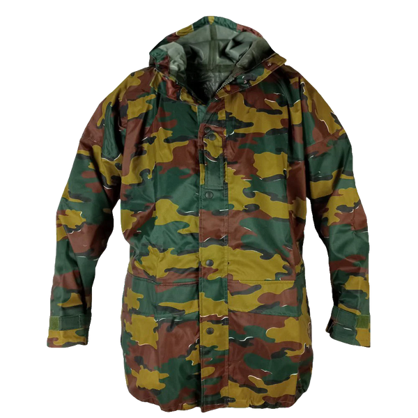 Belgian Jigsaw Camo Wet Weather Jacket - Belgian Army Surplus - Rain Jackets