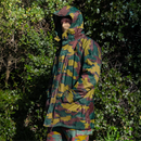 Belgian Jigsaw Camo Wet Weather Jacket - New - Belgian Army Surplus - Rain Jackets
