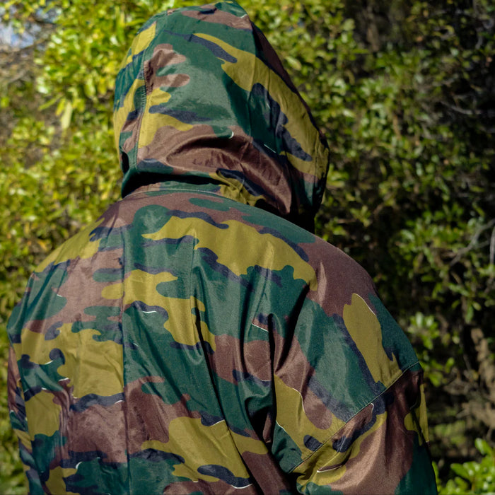 Belgian Jigsaw Camo Wet Weather Jacket - G2 - Belgian Army Surplus - Rain Jackets