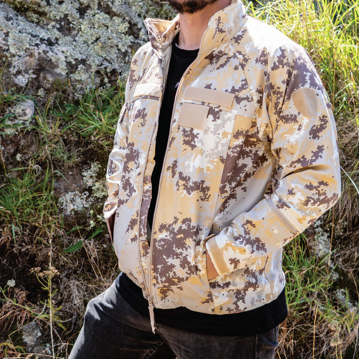 Italian Army Desert Vegetato Softshell Jacket - Italian Army Surplus - Softshell Jacket