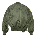 Alpha Industries Branded MA-1 Olive Flight Jacket - Medium - Alpha Industries - Flight Jackets