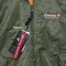 Alpha Industries Branded MA-1 Olive Flight Jacket - Medium - Alpha Industries - Flight Jackets