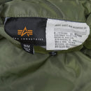Alpha Industries Branded MA-1 Olive Flight Jacket - Medium - Alpha Industries - Flight Jackets
