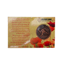 Australian 2013 Great War 1915-1918 Red Poppy Commemorative Coin