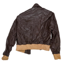 Brown Leather Flight Jacket - Medium