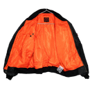 Burk's Bay Black MA-1 Flight Jacket - Large