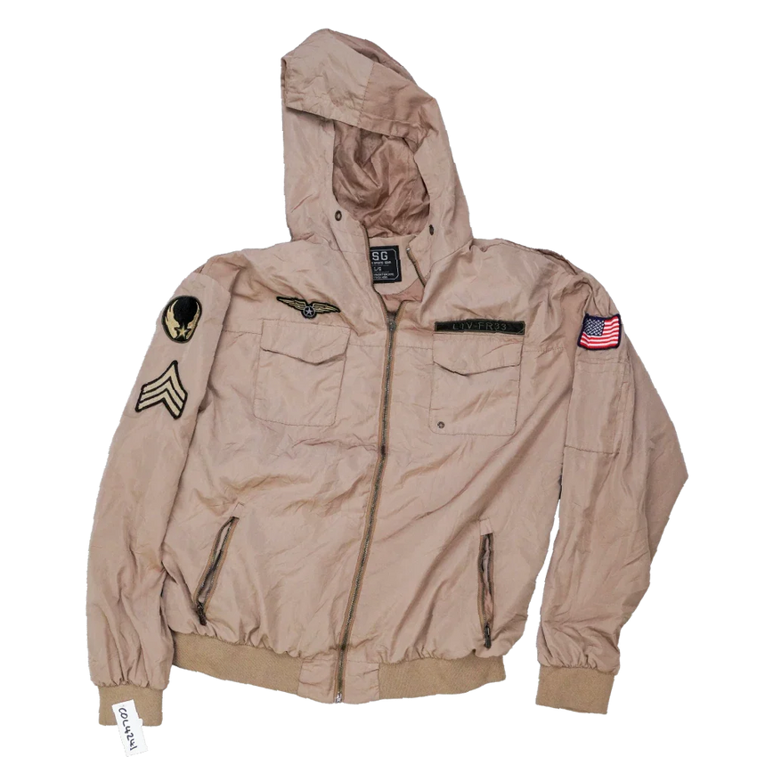 CSG Military Style Jacket with Patches - Large