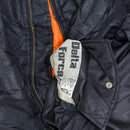 Delta Force Black MA-1 Flight Jacket - Medium