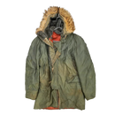 Distressed Vintage USGI N-3B Extreme Cold Weather Parka - Medium - US Air Force Surplus - Parkas