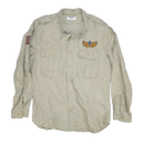 Express Khaki Long Sleeve Shirt - Large - Army & Outdoors - Field Jackets