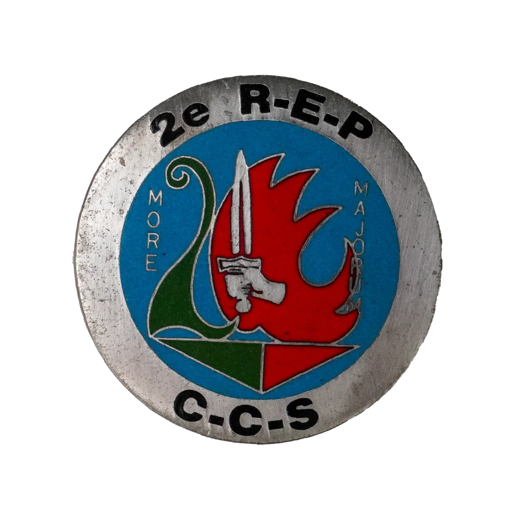 French 2nd Foreign Paratrooper Command and Support Company Badge