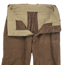 French Army M52 Wool Trousers - 81cm, Medium - French Army Surplus - Dress Trousers
