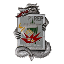 French Foreign Legion 2nd Parachute Regiment, 4th Company Badge