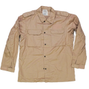 German BW Field Khaki Field Shirt - Large Long - German Army Surplus - Field Shirts