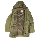 German Olive Drab Parka - 160–170 / 95 - German Army Surplus - Parkas