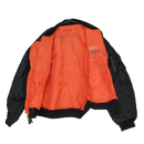 HBO Sports 90s Black MA-1 Flight Jacket - XLarge - Army & Outdoors - Flight Jackets