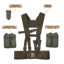 Hungarian LKS Double AK Mag Pouch - Hungarian Army Surplus - Magazine Pouches