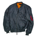 MA-1 Black Flight Jacket - Medium - Army & Outdoors - Flight Jackets