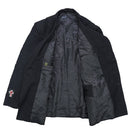 Masonic Knights Black Double-Breasted Coat - XLarge