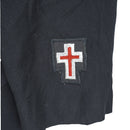 Masonic Knights Black Double-Breasted Coat - XLarge