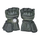 Modified Fingerless Leather Motorcyle Gloves w/ Watch - Film Production Used - Collectables & Rarities