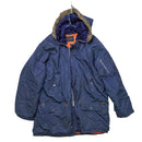 Navy Blue Military Style Parka - Large - Army & Outdoors - Parkas