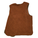 Production Made Brown Fleece Vest - Hero "Jepperd", 2XLarge - Film Production Used - Vests