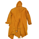Production Made Yellow Canvas Parka with Hood - X Large