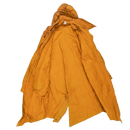 Production Made Yellow Canvas Parka with Hood - X Large