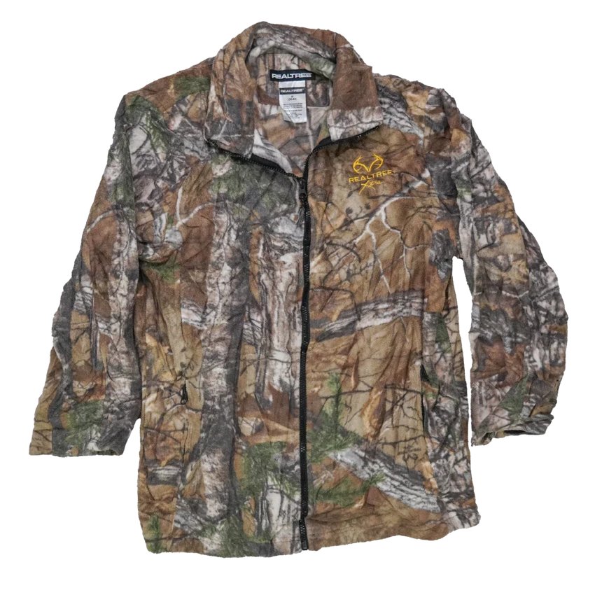 Real Tree Fall Jacket Realtree Fleece Lightweight Hunting Jacket - Medium