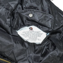 Rothco Black MA-1 Flight Jacket with Hood - Large
