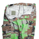 Rothco Lime Green Woodland Camo BDU Trousers - Large