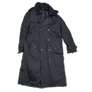 Stafford Black Double Breasted Trench Coat- 40L, Medium