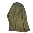 US 1950s Dismounted Olive Raincoat - Large