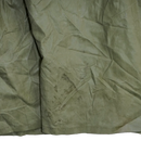 US 1950s Dismounted Olive Raincoat - Large