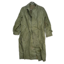 US 1950s Dismounted Olive Raincoat - Large