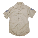 US Air Force 1960s Khaki Short Sleeve Shirt - Small - US Air Force Surplus - Service Shirts