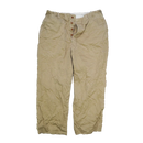 US Army 1950's Khaki Chino Trousers - 36x28, Large