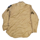 US Army 1950s Khaki Long Sleeve Service Shirt - 15.5x33, Medium - US Army Surplus - Service Shirts