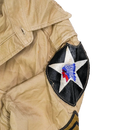 US Army 1950s Khaki Long Sleeve Service Shirt - 15.5x33, Medium - US Army Surplus - Service Shirts