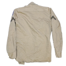 US Army 1950s Khaki Long Sleeve Shirt - 14.5x34, Small - US Army Surplus - Service Shirts