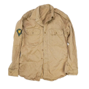 US Army 1950s Khaki Long Sleeve Shirt - 16x35, Medium