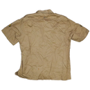 US Army 1950s Khaki Short Sleeve Shirt - Large