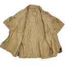 US Army 1950s Khaki Short Sleeve Shirt - Large