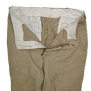 US Army 1970s Khaki Chino Trousers - 34x30, Medium