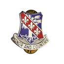 US Army 327th Infantry Regiment Unit Crest Pin